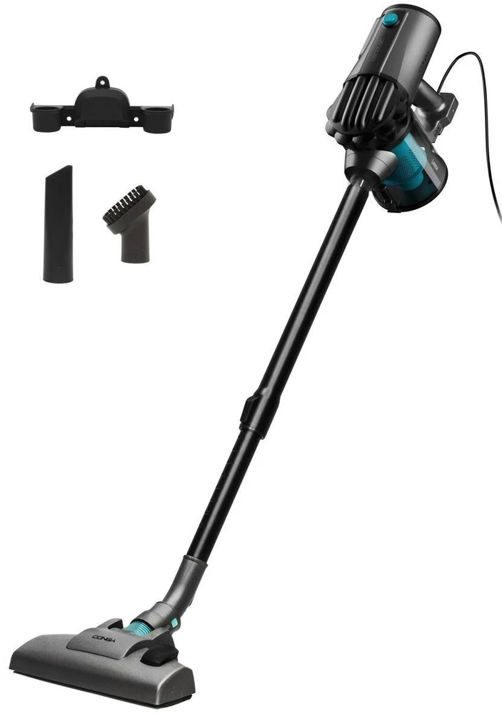CECOTEC 05514 Siurblys-šluota Conga ThunderBrush 560 Rankinė elektrinė šluota 360 laipsnių vertikalus dulkių siurblys 2in1 600W