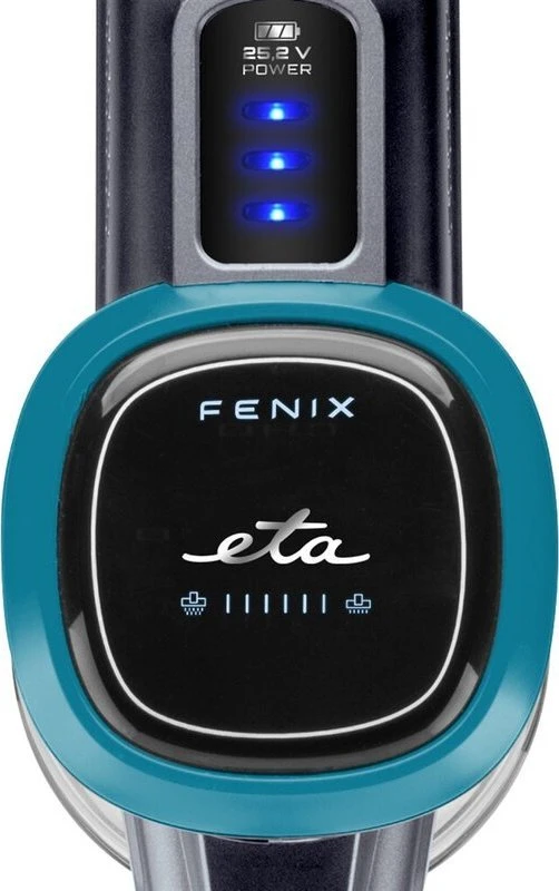 ETA | Dulkių siurblys | Fenix ETA123390000 | Belaidis veikimas | Rankinis ir nešiojamas | 25,2 V | Veikimo laikas (maks.) 40 min. | Mėlyna/Pilkas