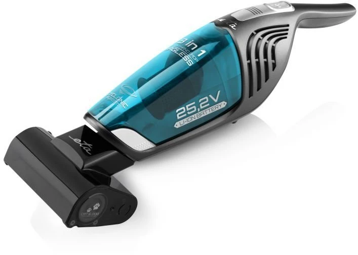 ETA | Dulkių siurblys | ETA845390000 Moneto II Aqua Plus | Belaidis veikimas | Rankena 2in1 | Skalbimo funkcija | N/A W | 25,2 V | Veikimo laikas (maks.) 50 min | Pilkas/Mėlyna