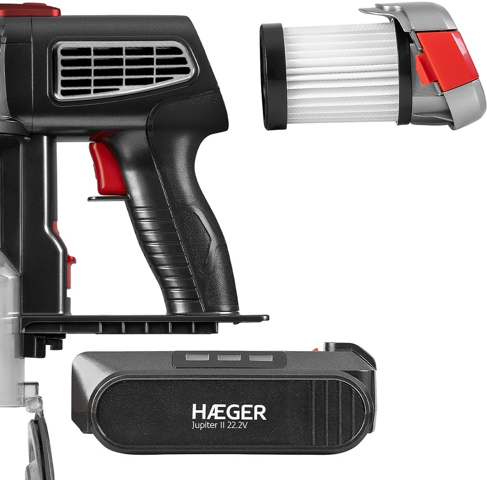 Dulkių siurblys vertikalus Haeger Jupiter II