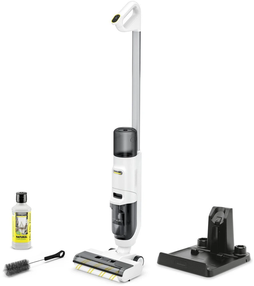 Kärcher FCV 2 Natural N 3 viename lazdinis dulkių siurblys Baterija Sausas ir drėgnas valymas Be maišelio 160 W Baltas