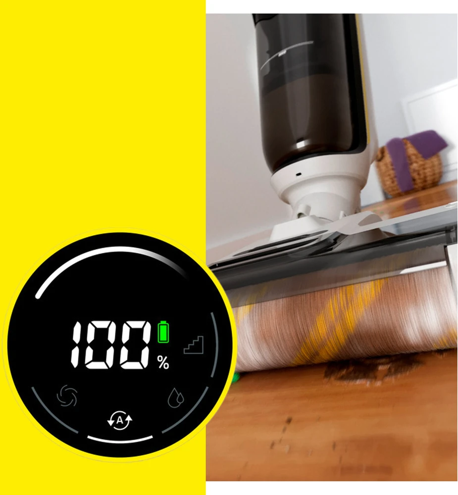 Kärcher FCV 2 Natural N 3 viename lazdinis dulkių siurblys Baterija Sausas ir drėgnas valymas Be maišelio 160 W Baltas