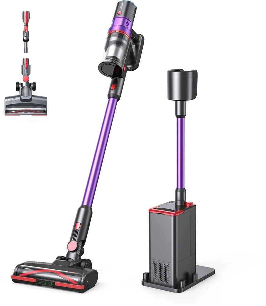 Dulkių siurblys vertikalus Lubluelu Cordless Vacuum Cleaner X1000 su 2.5L savaiminio ištuštinimo dulkių stotimi (10008591)