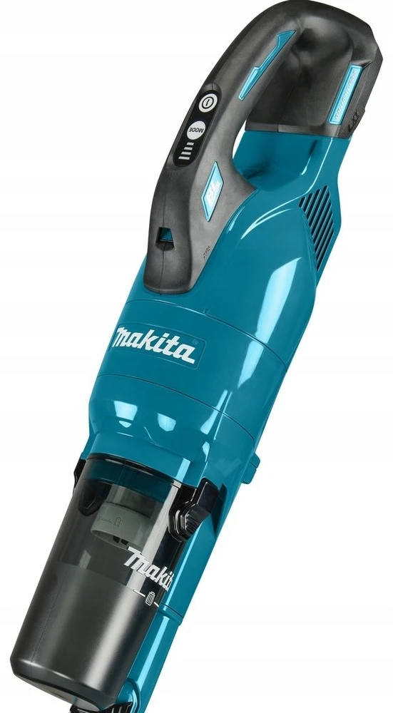 Makita DCL286FZ Akumuliatorinis dulkių siurblys, LXT, 18V, bešepetėlinis variklis, su cikloniniu priedu, mėlynos spalvos 100W. Be akumuliatoriaus ir kroviklio