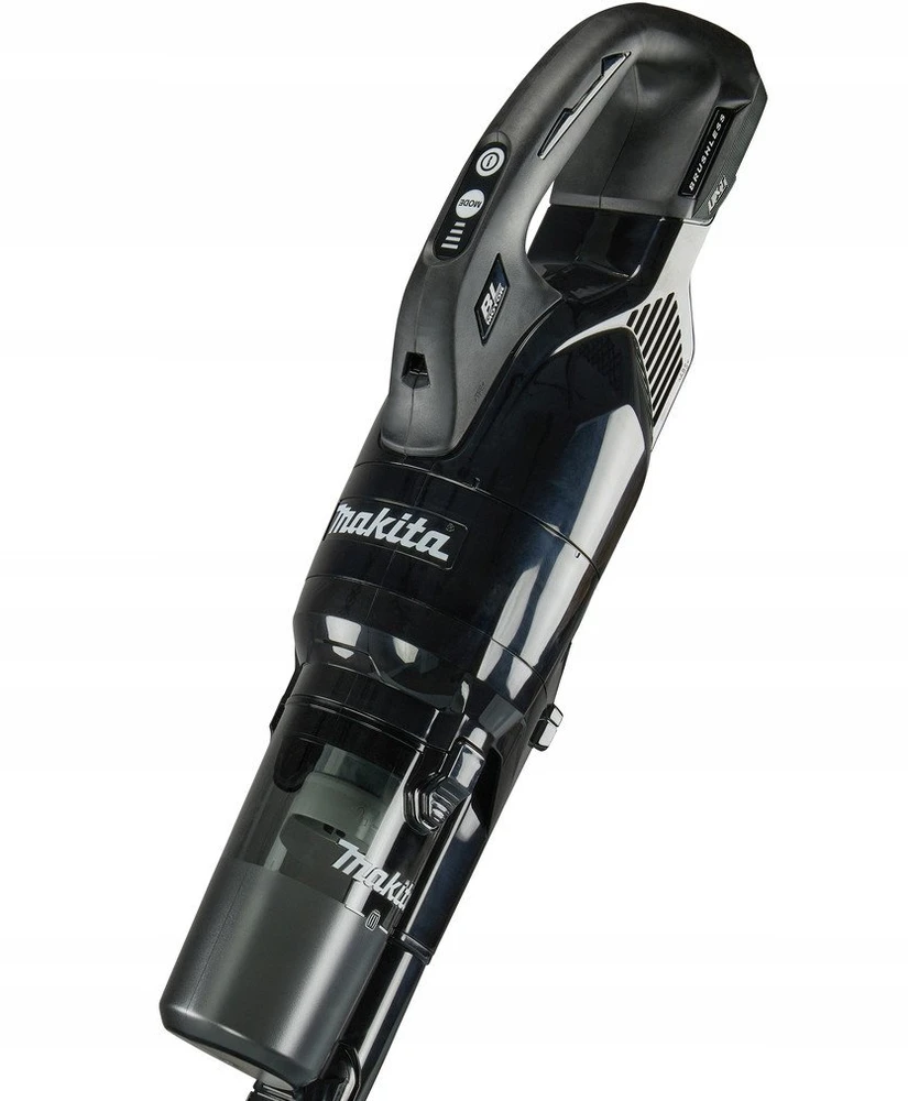 Makita DCL286FZB Akumuliatorinis dulkių siurblys, LXT, 18V, bešepetėlinis variklis, su cikloniniu priedu, juodos spalvos 100W. Be akumuliatoriaus ir kroviklio.