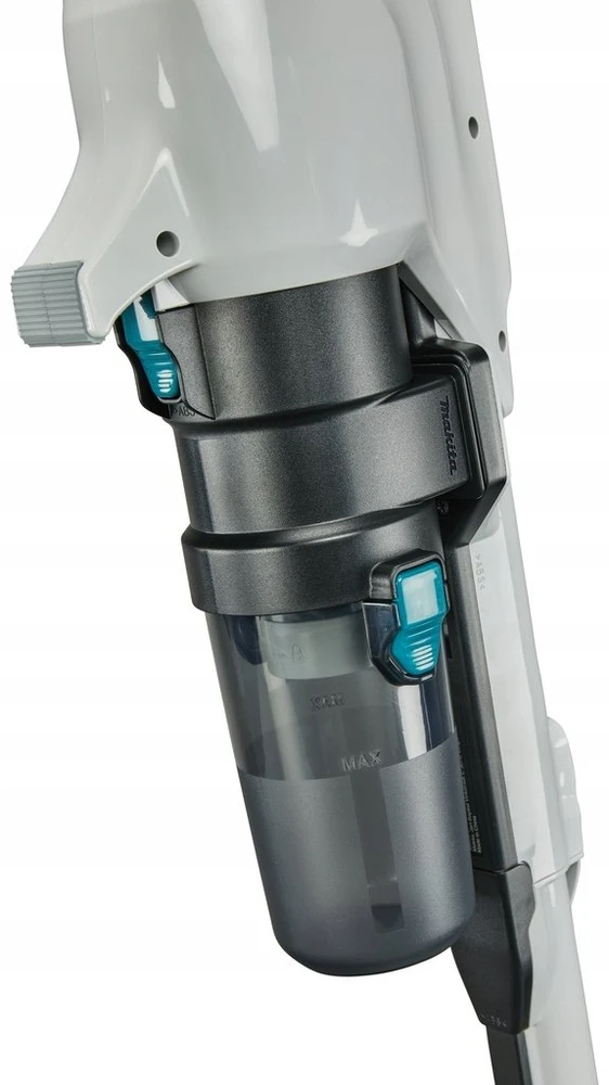 Makita CL004GZ Akumuliatorinis dulkių siurblys 40V XGT, Elektrinis besisukantis šepetys, 110W, cikloninis, Be akumuliatorių ir kroviklio! Balts