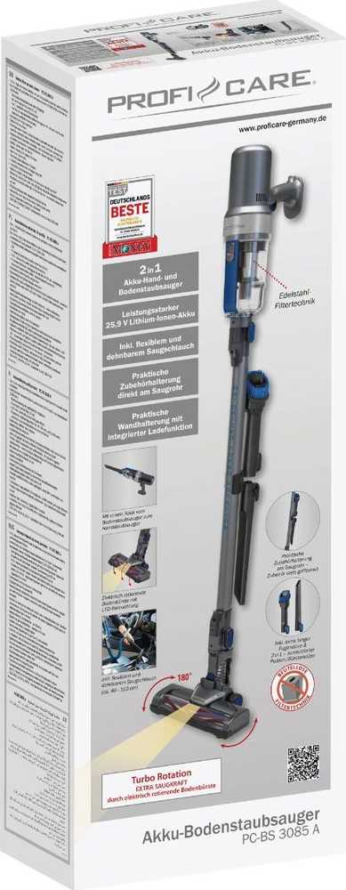 Dulkių siurblys vertikalus ProfiCare PC-BS 3085 A