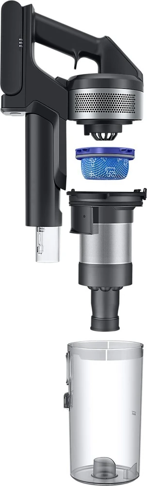 Dulkių Siurblys - Samsung Jet 75E 200W Siurbimo Galia 60min Veikimo Laikas 0.8L Dulkių Talpa