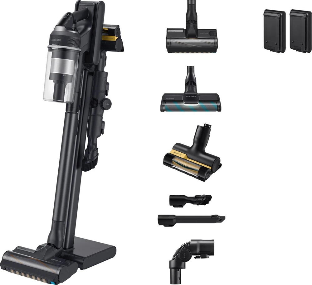 Dulkių Siurblys - Samsung VS20C9554TK, Cikloninis, 0,8 L, 580 W, Juodas