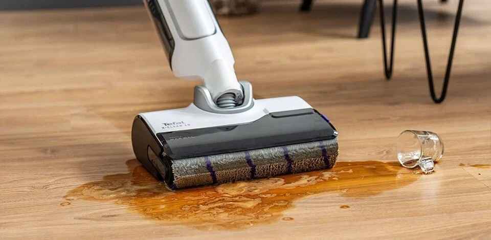 Dulkių siurblys su plovimo funkcija Tefal X-Clean 10, Baltas