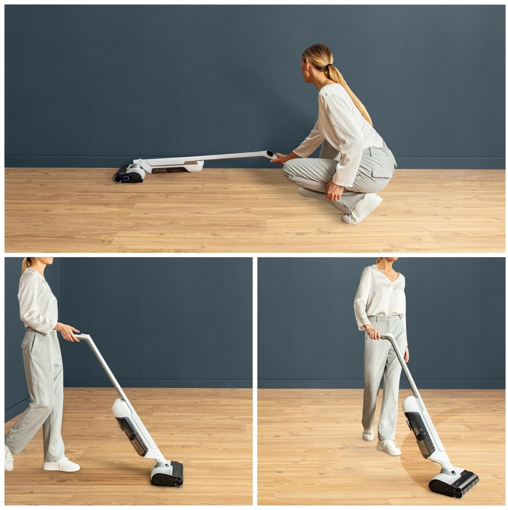Dulkių siurblys su plovimo funkcija Tefal X-Clean 10, Baltas
