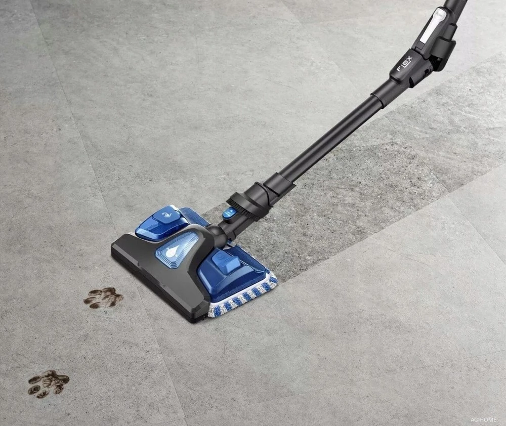 Dulkių siurblys su plovimo funkcija Tefal X-Force Flex 9.60 Aqua (TY20C4WO), Mėlynas