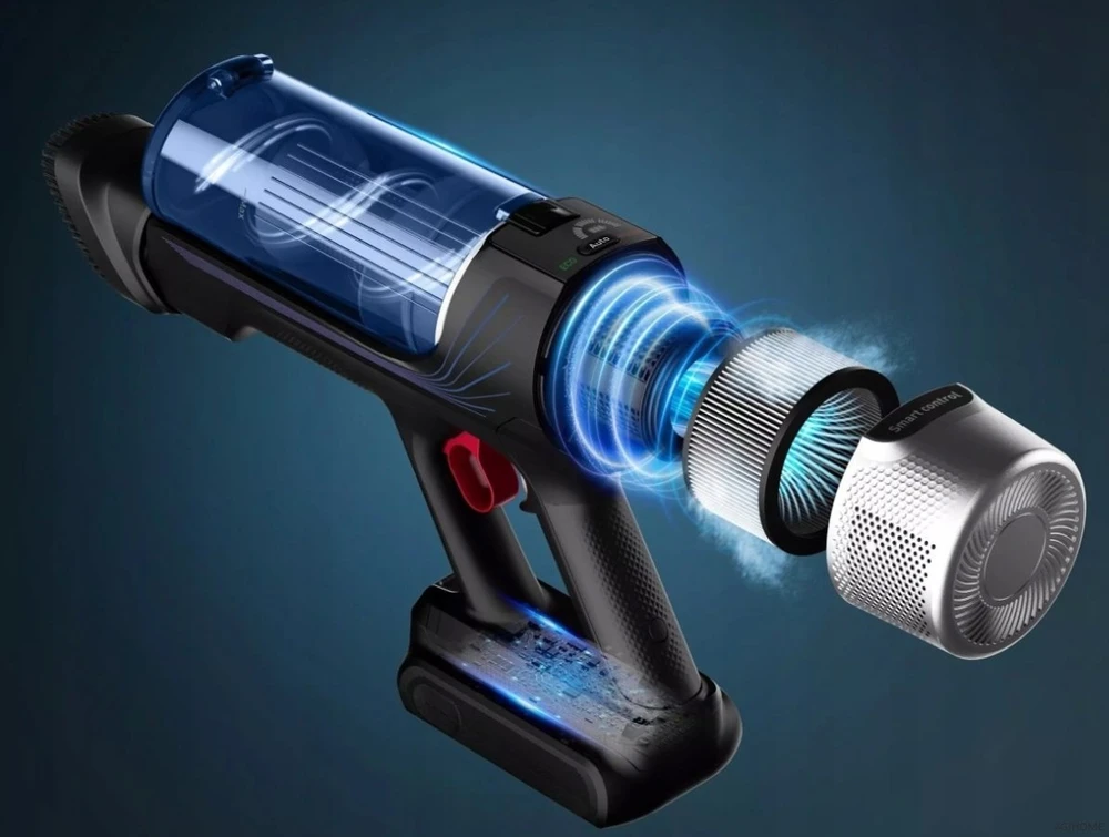 Dulkių siurblys su plovimo funkcija Tefal X-Force Flex 9.60 Aqua (TY20C4WO), Mėlynas