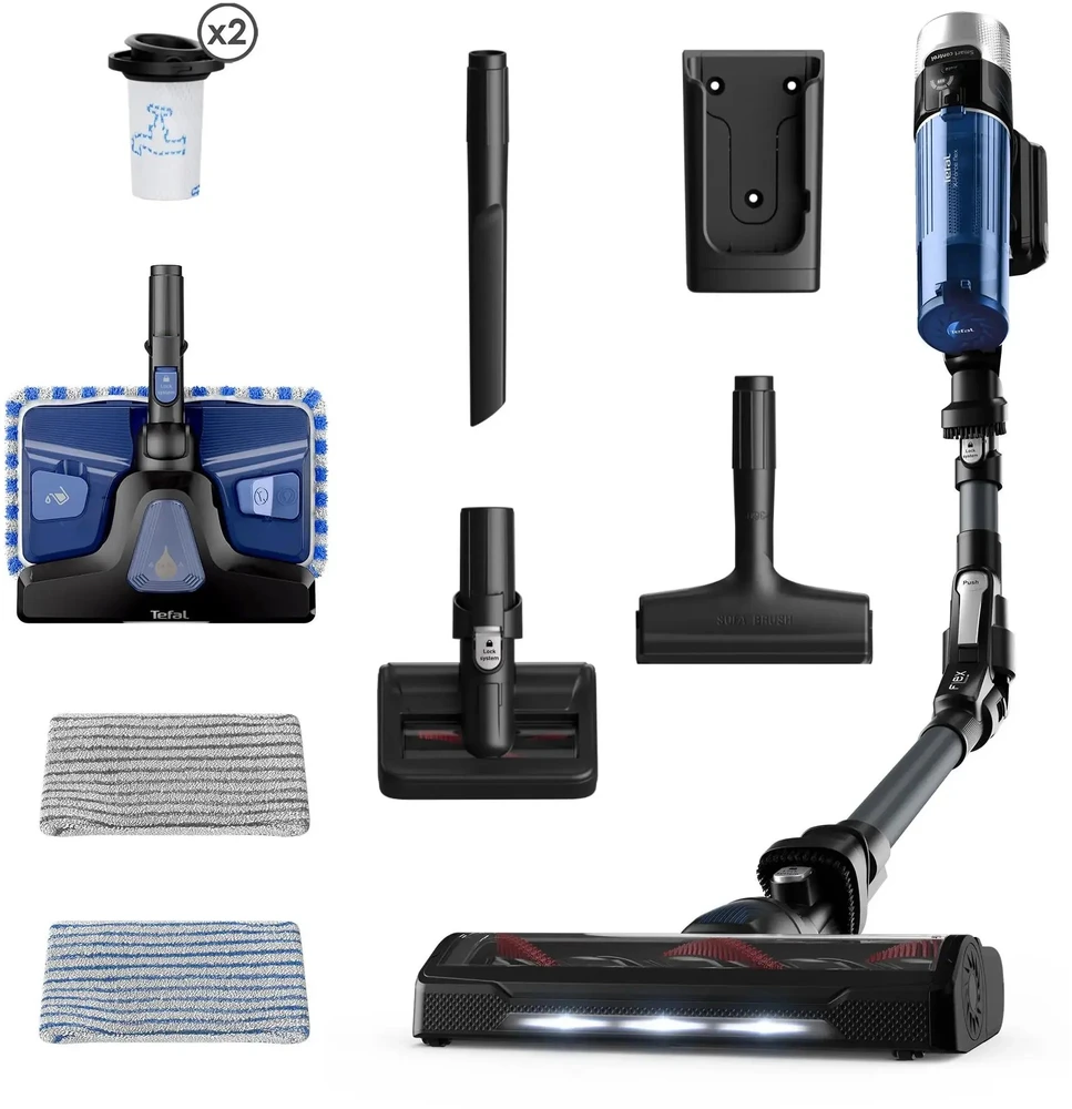 Dulkių siurblys - šluota Tefal X-FORCE FLEX 9.60 AQUA TY20C7WO