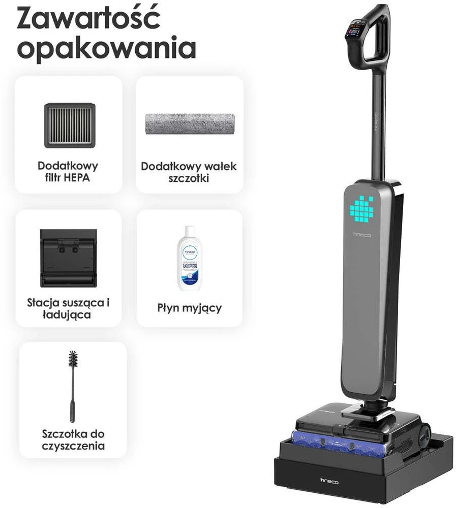 Belaidis grindų plovimo prietaisas Tineco Floor One S9 Scientist Complete