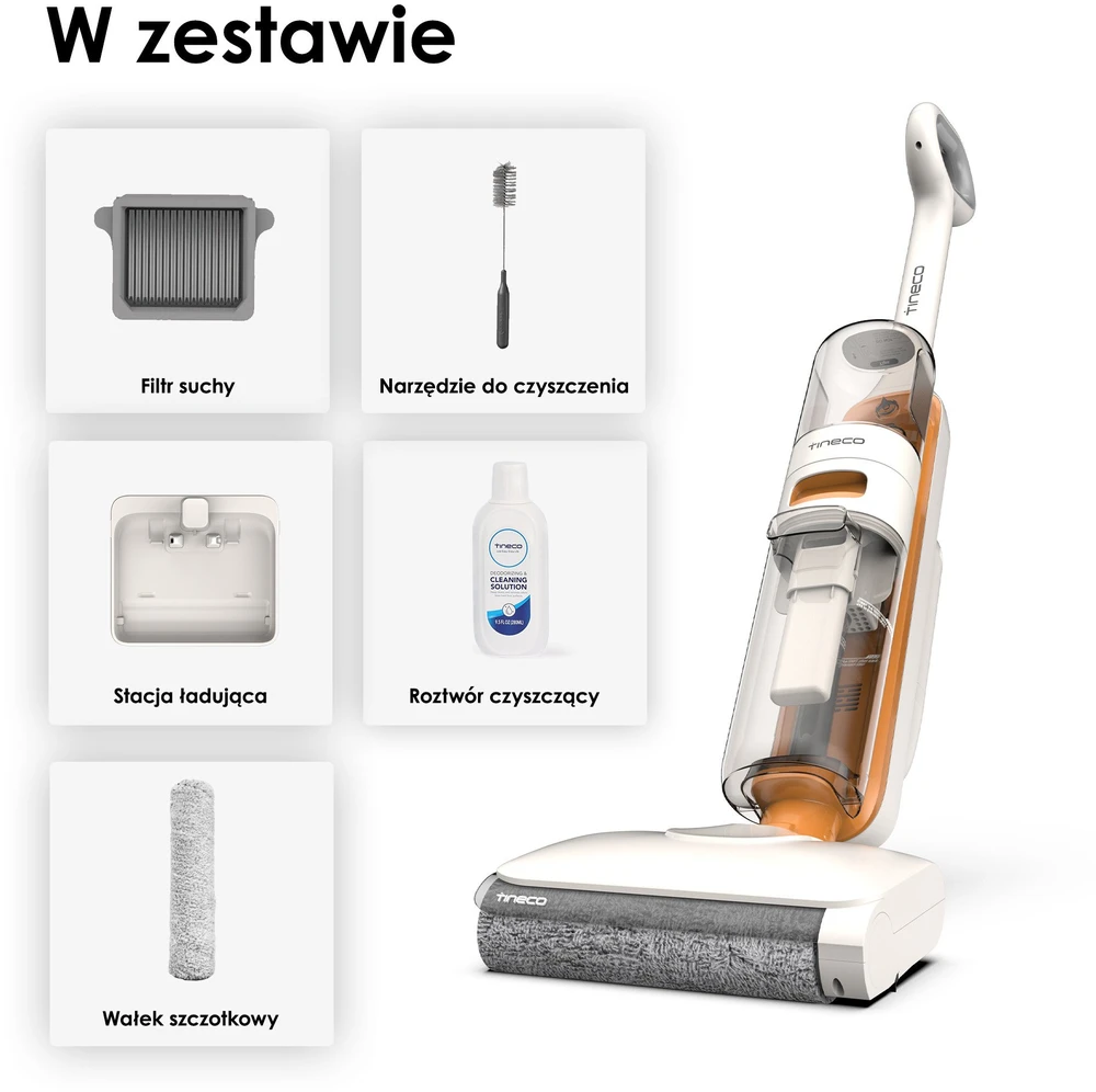 TINECO iFLOOR Y2 Plus belaidis grindų plovimo prietaisas