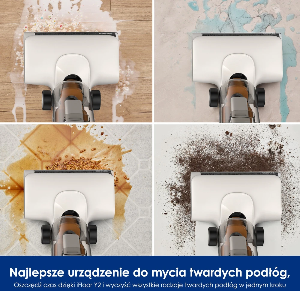 TINECO iFLOOR Y2 Plus belaidis grindų plovimo prietaisas