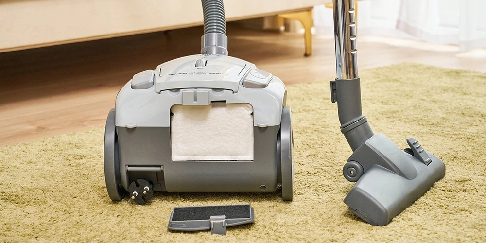 Zelmer Dulkių Siurblys - Edek ZVC251 800W Su Maišeliu Baltas Pilkas