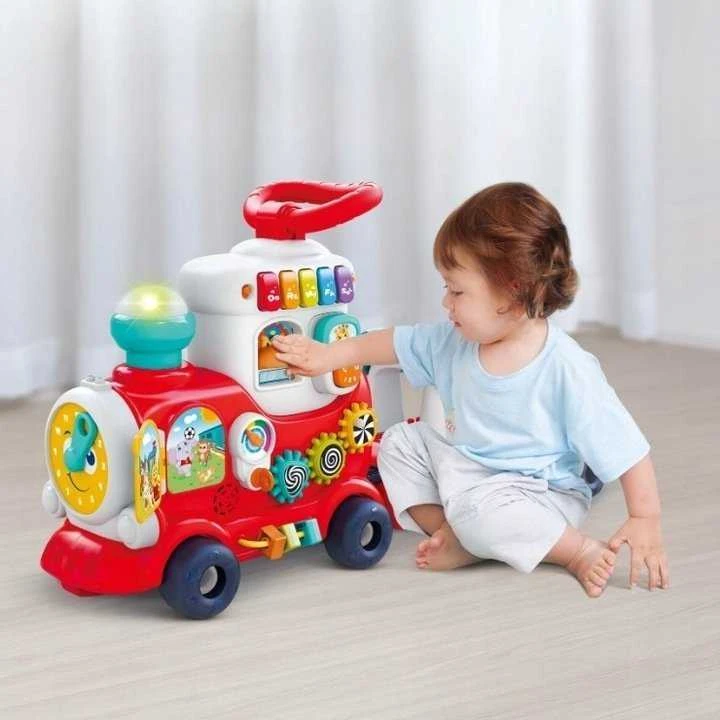 Balibazoo DUMEL DD 10226 važiuojamasis traukinys 4in1