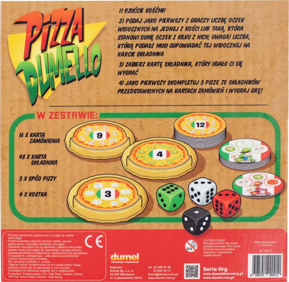 Stalo žaidimas pizza dumello DUMEL