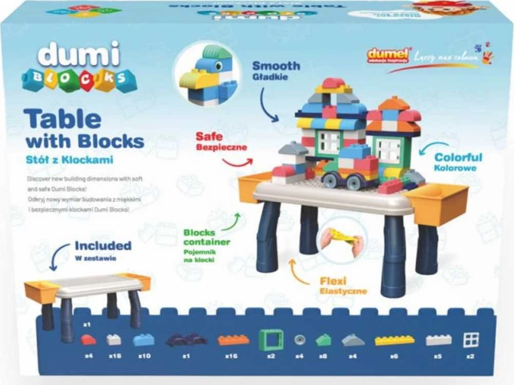 Dumi Blocks DUMEL DDC 50402 plytų stalas