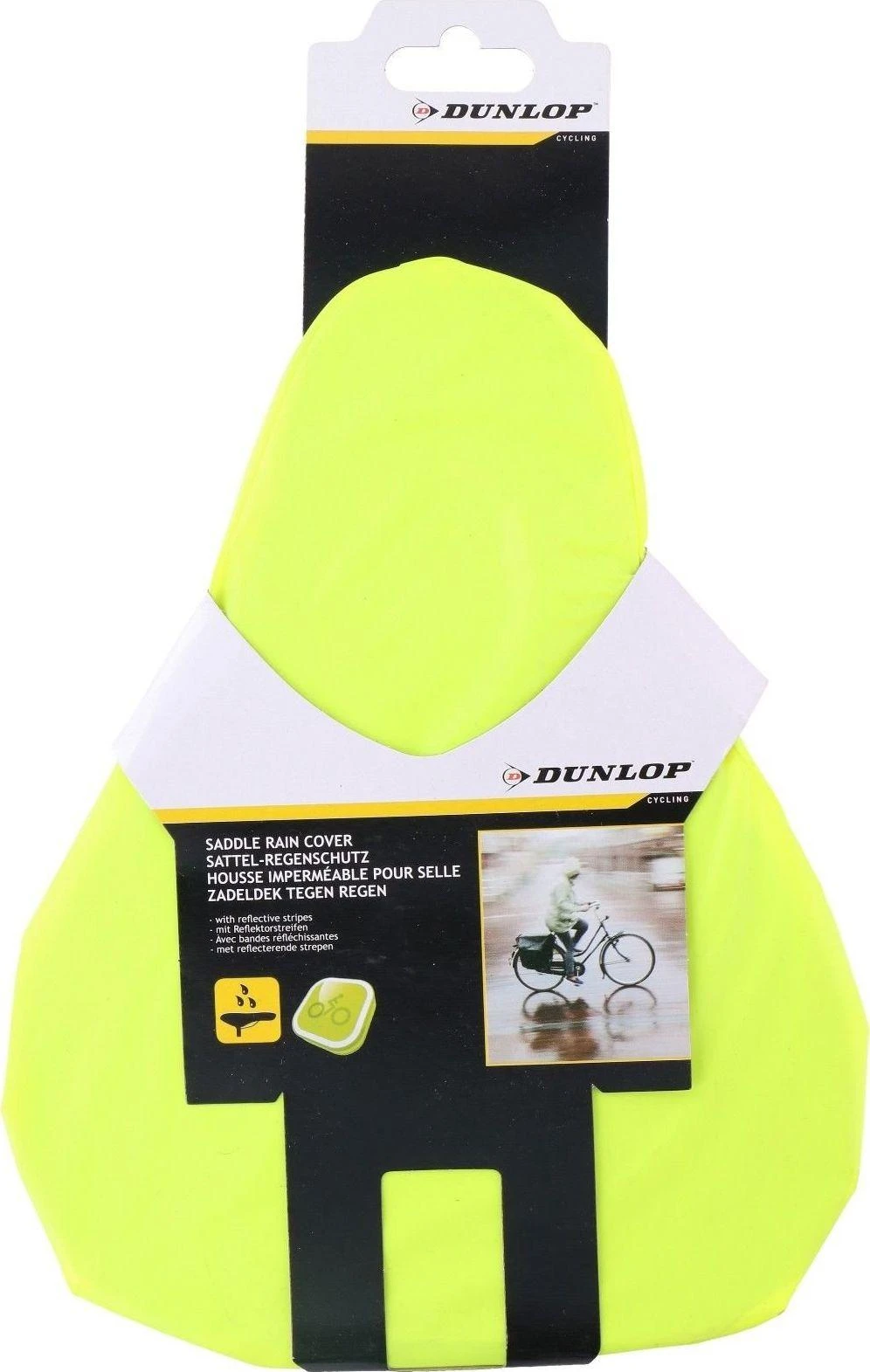 Sėdynės uždangalas nuo lietaus Dunlop, geltonas