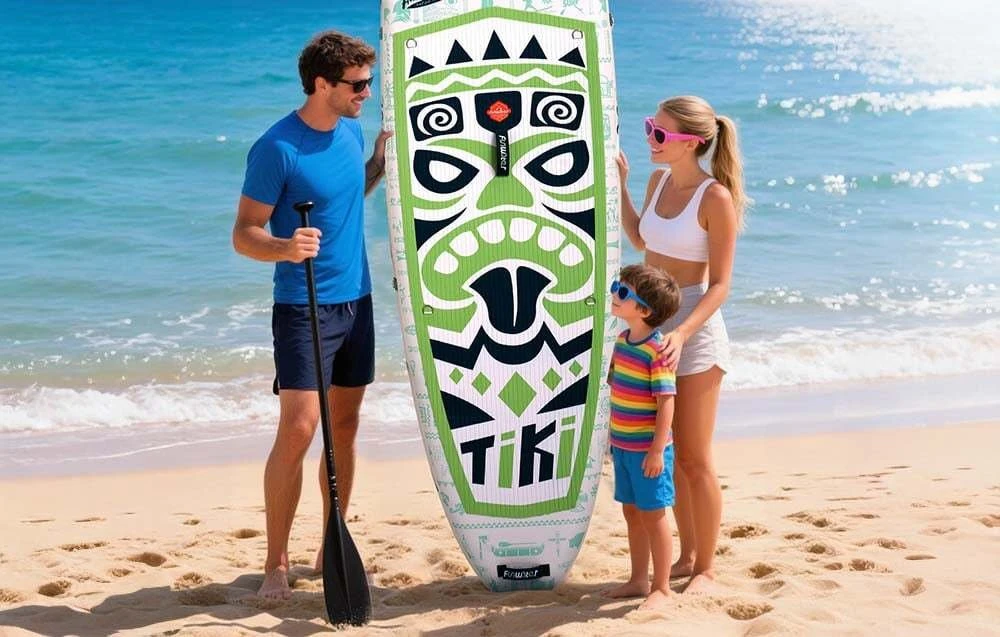 FunWater SUP paddleboard SUPFW05D Tiki 3,2m (žalias)