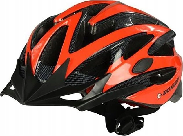 Dunlop Dunlop - Dviratininko šalmas regulowany MTB dydis M 55-58 cm (raudona-juoda)