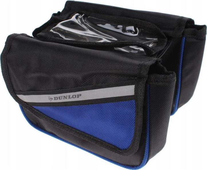 Dunlop - Bike bag / pannier for frame (Juodas/Mėlyna)