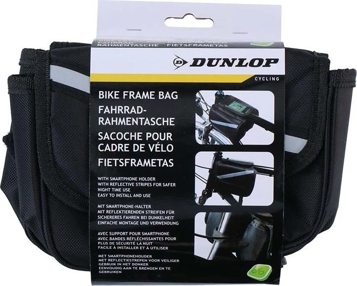 Dunlop - Bike bag / pannier for frame (Juodas)