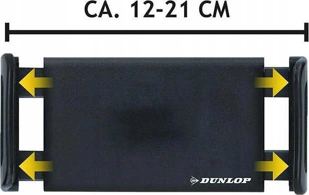 Dunlop - Laikiklis automobilinis ir zagłówek na smartfon / planšetinis kompiuteris 12-21 cm
