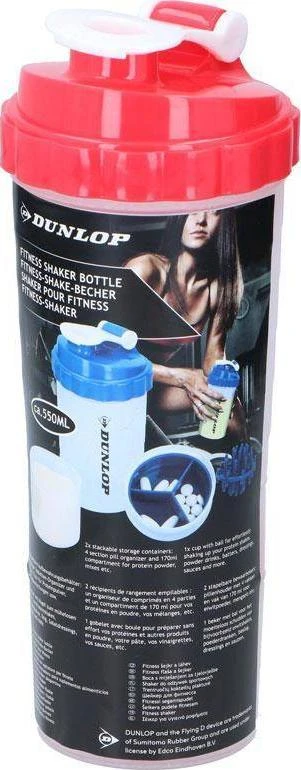 Gertuvė Dunlop - Sports shaker bottle with convenient closure 550 ml