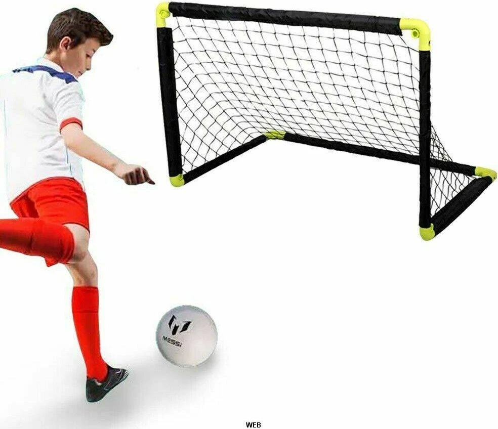 SULANKSTOMI FUTBOLO VARTAI SU TINKLU 50x44x44cm DUNLOP 133577