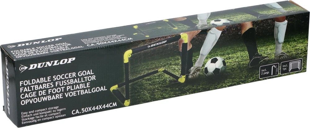 SULANKSTOMI FUTBOLO VARTAI SU TINKLU 50x44x44cm DUNLOP 133577