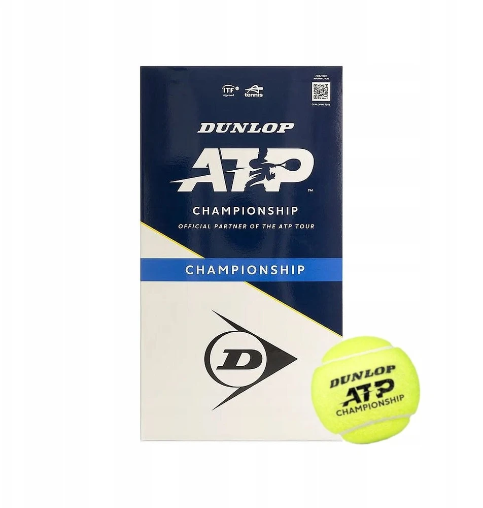 Dunlop ATP Championship teniso kamuoliai (2x4 vnt.)