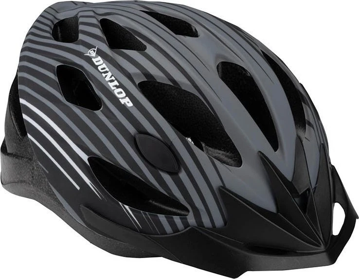 Vyriškas moteriškas MTB dviračio šalmas, reguliuojamas Dunlop pilkas dydis L 58-61 CM