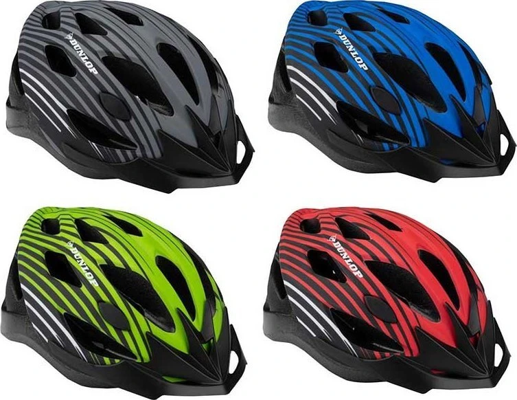 Vyriškas moteriškas MTB dviračio šalmas, reguliuojamas Dunlop pilkas dydis L 58-61 CM