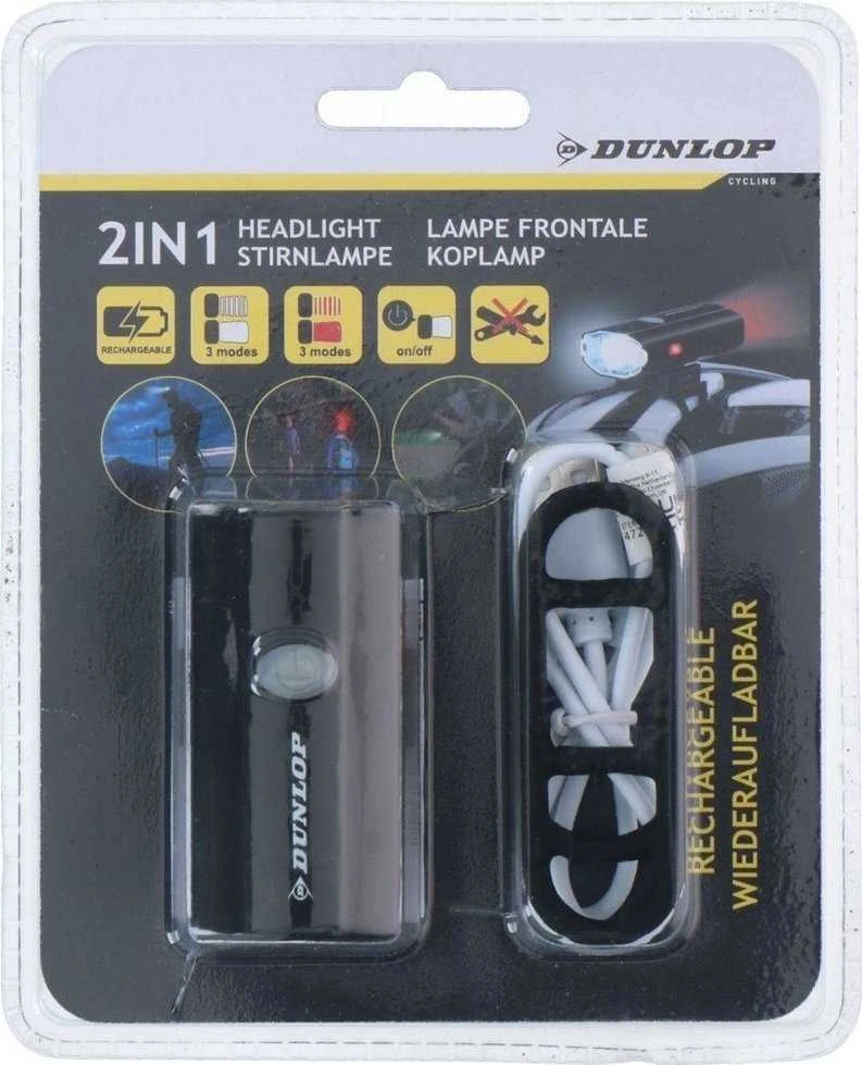 Dunlop Dviračio lempa su USB įkrovimu