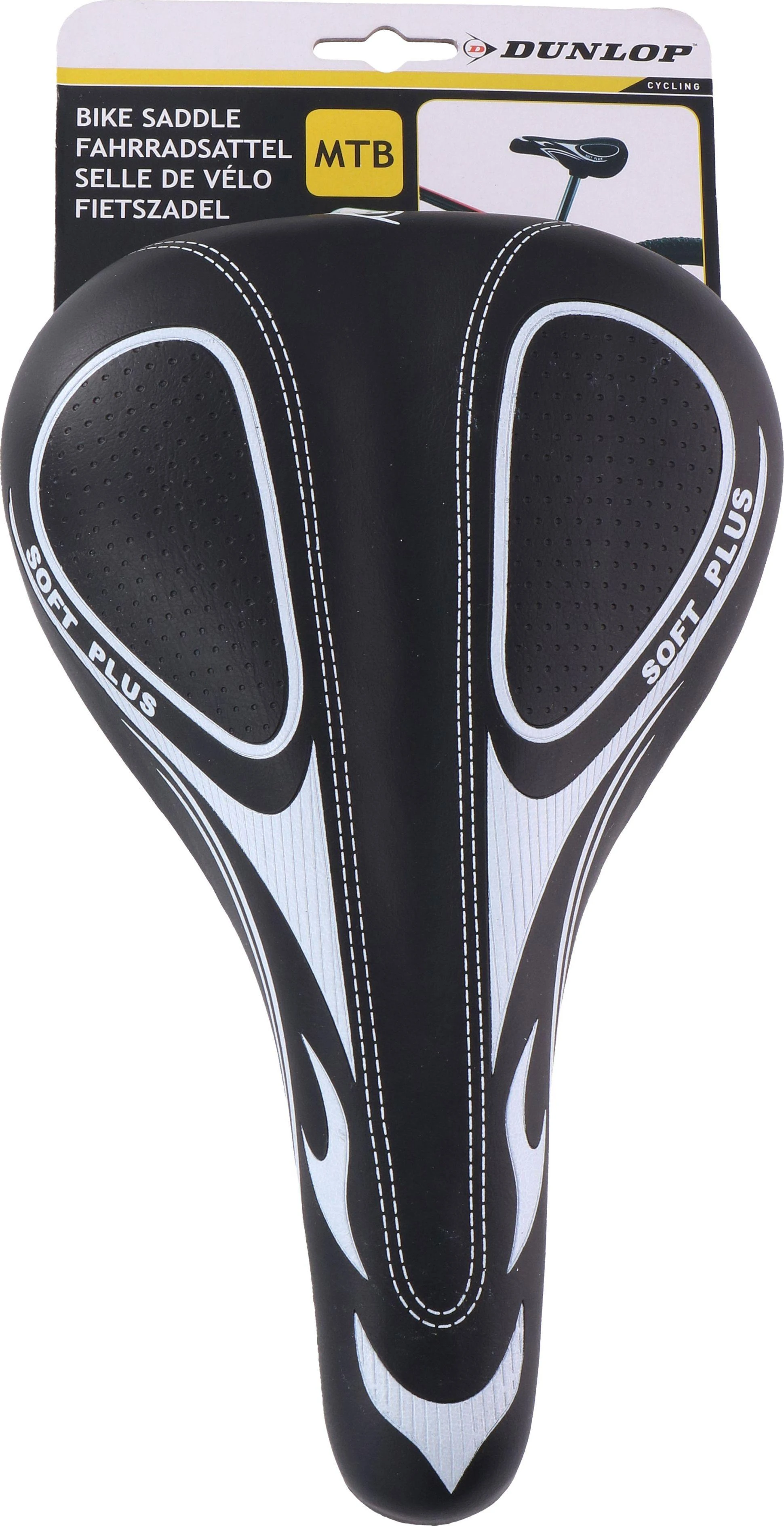 Dviračio sėdynė Dunlop MTB, juoda