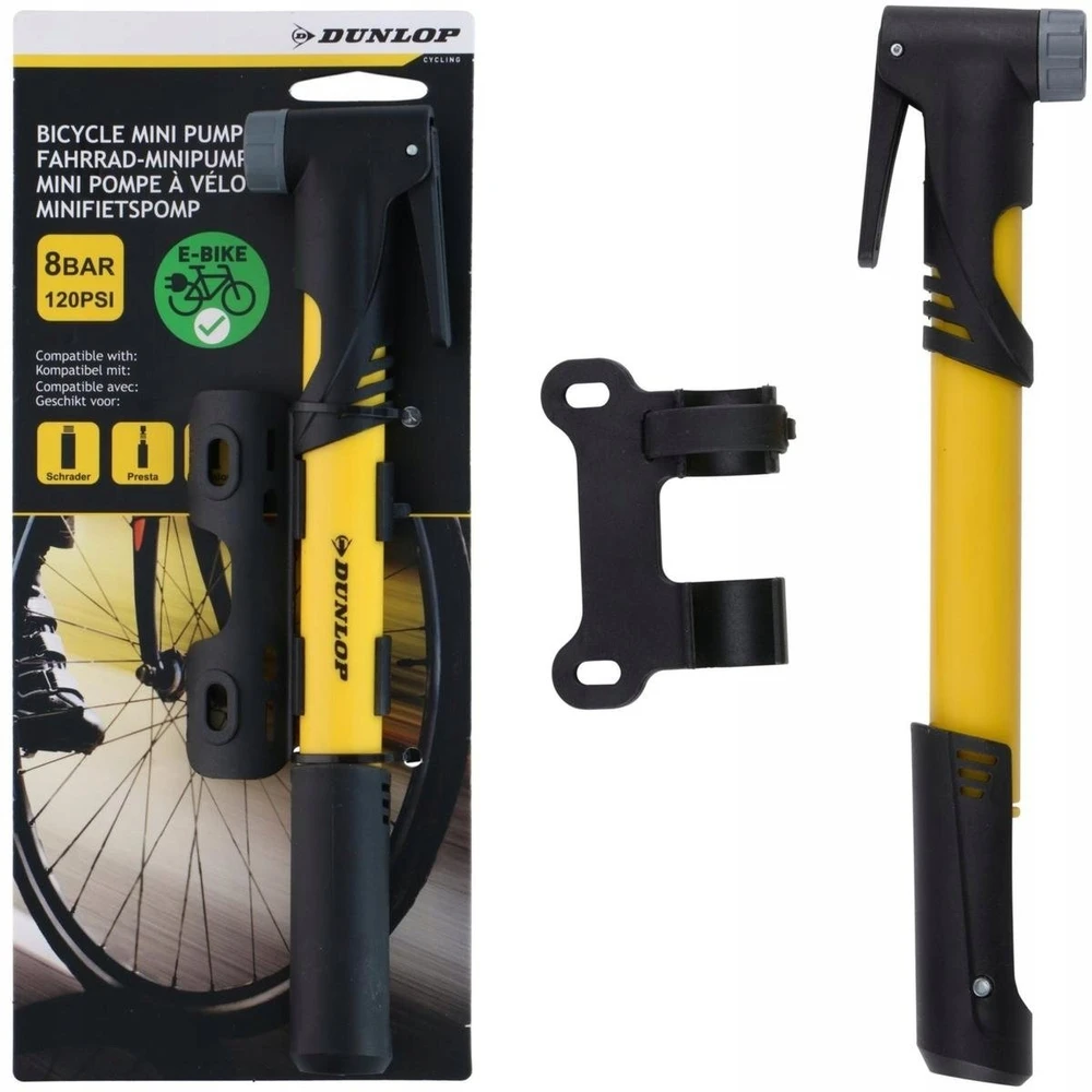 MINI DVIRAČIO POMPA 120psi (8bar) DUNLOP GELTONA 434315