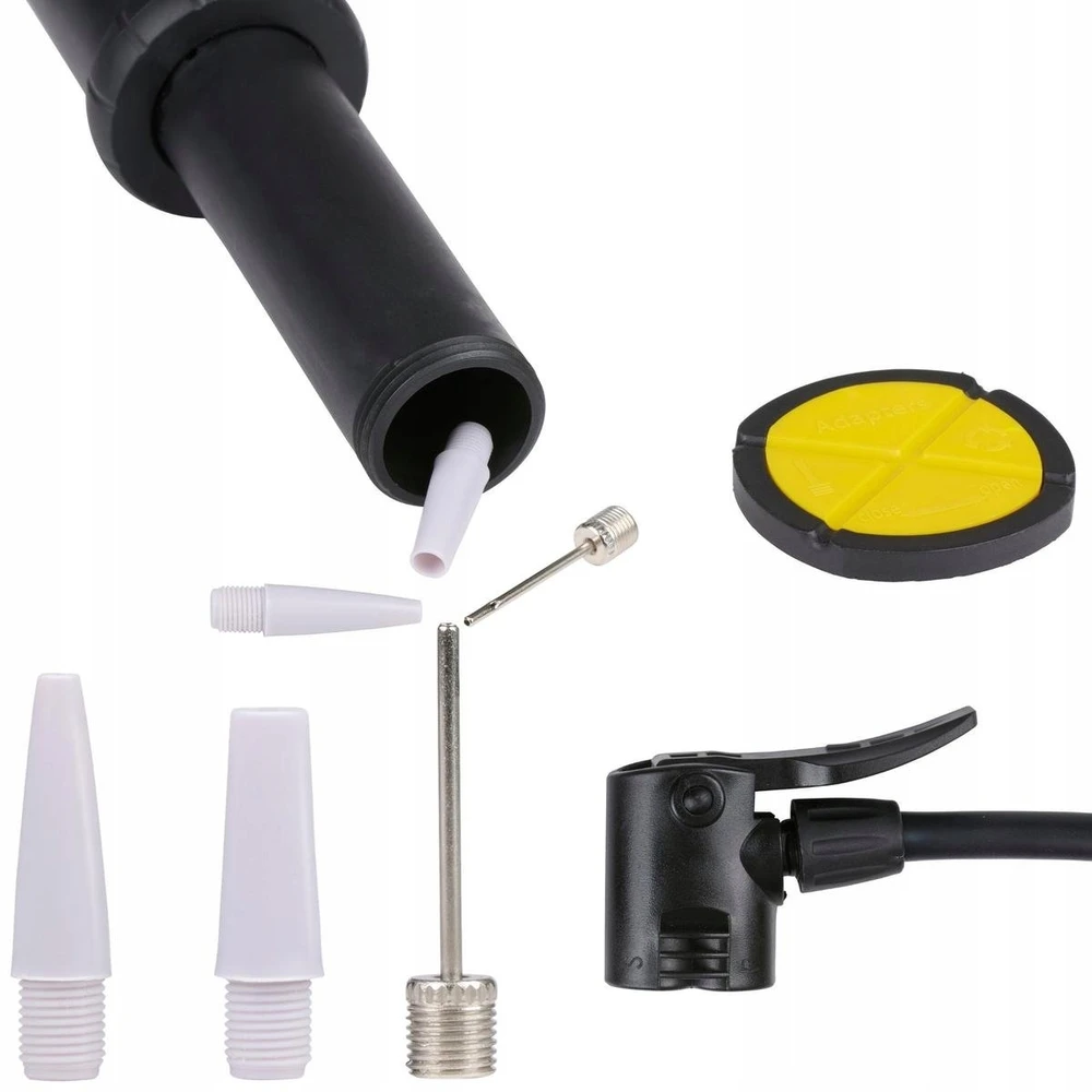 MINI KOJINĖ DVIRAČIO POMPA SU MANOMETRU 180 PSI 2 ADAPTERIAI ADATA DUNLOP 480862