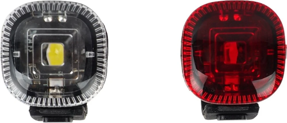 SILIKONINIŲ LED DVIRAČIO ŽIBINTŲ RINKINYS PRIEKINIS GALINIS DUNLOP 346199