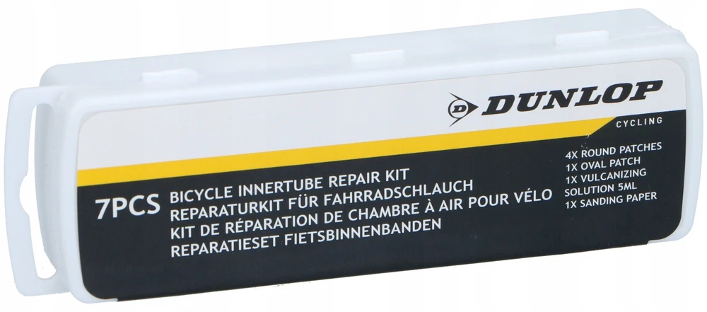 Dunlop Dviratininkų remonto rinkinys su lopais ir klijais