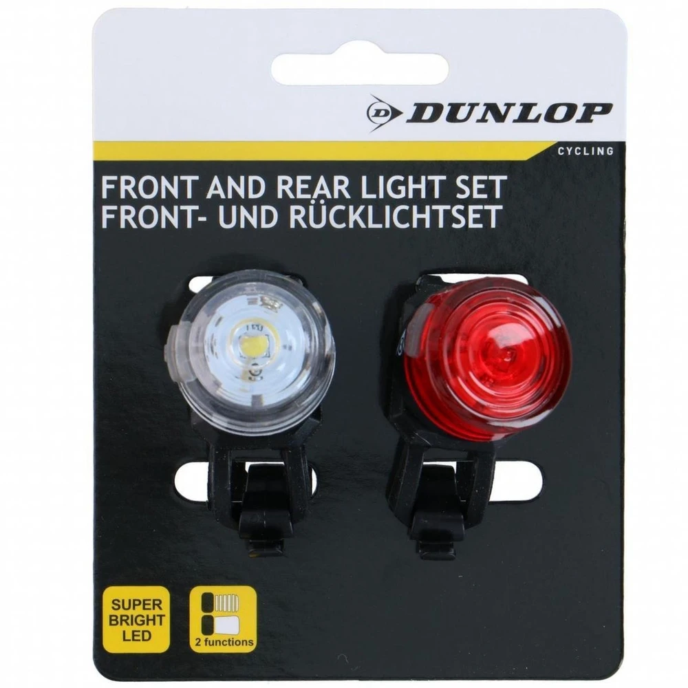 Silikoniniai LED dviračių žibintai Dunlop