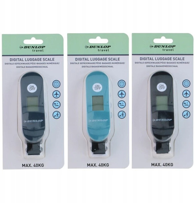 Dunlop - Digital luggage scale iki 40 kg (Navy)