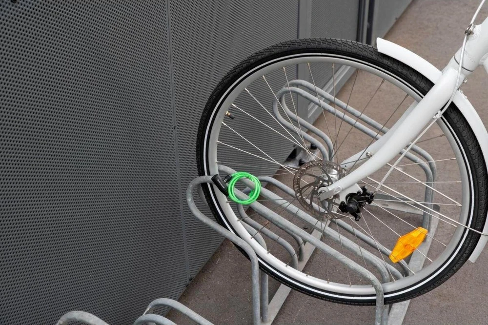 Dunlop Dviračio spiralinis užraktas su raktu 0,6x90 cm žalias