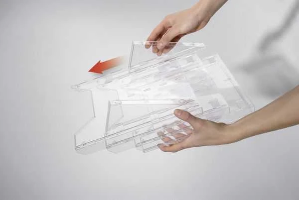 Stovas dokumentams DURABLE COMBIBOXX, A4, 3 dalys