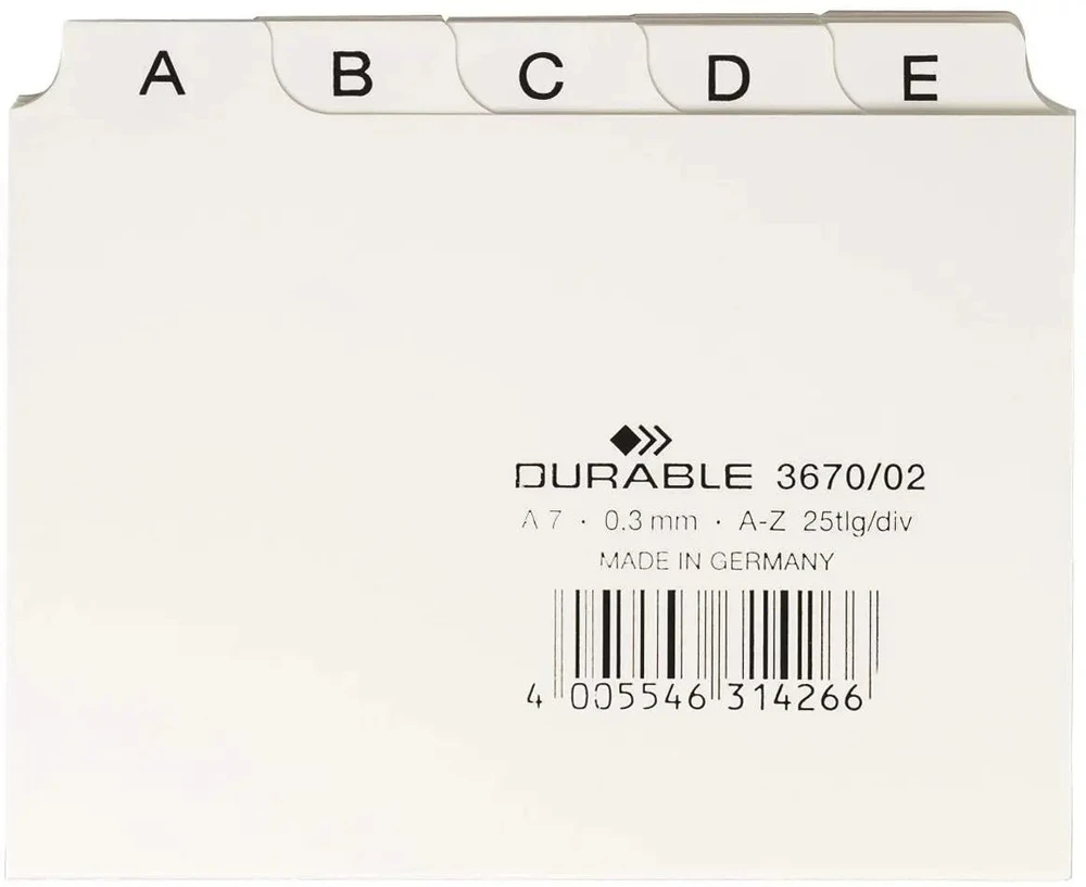 Durable Baltas, 105 mm, 74 mm, 25 pc (s) (367002)