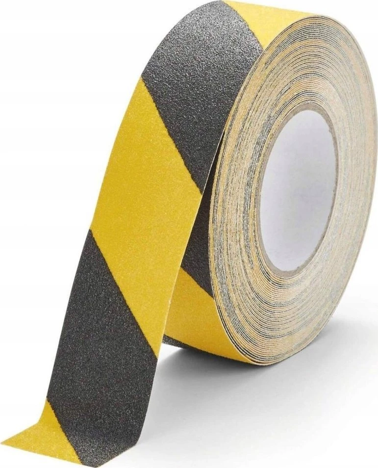 Durable DURABLE Antirutschband DURALINE GRIP 50mm breit juodas/gelb