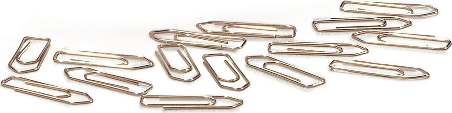 Sąvaržėlės Durable, geltono metalo, 32mm, apvalios (100) 1104-202